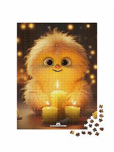 Пазл puzzleYOU Illustrations, Art & Fantasy LITTLEMONSTERTIME: Sparky 1000 элементов 64 x 48 см synthetic.ua - Фото 1