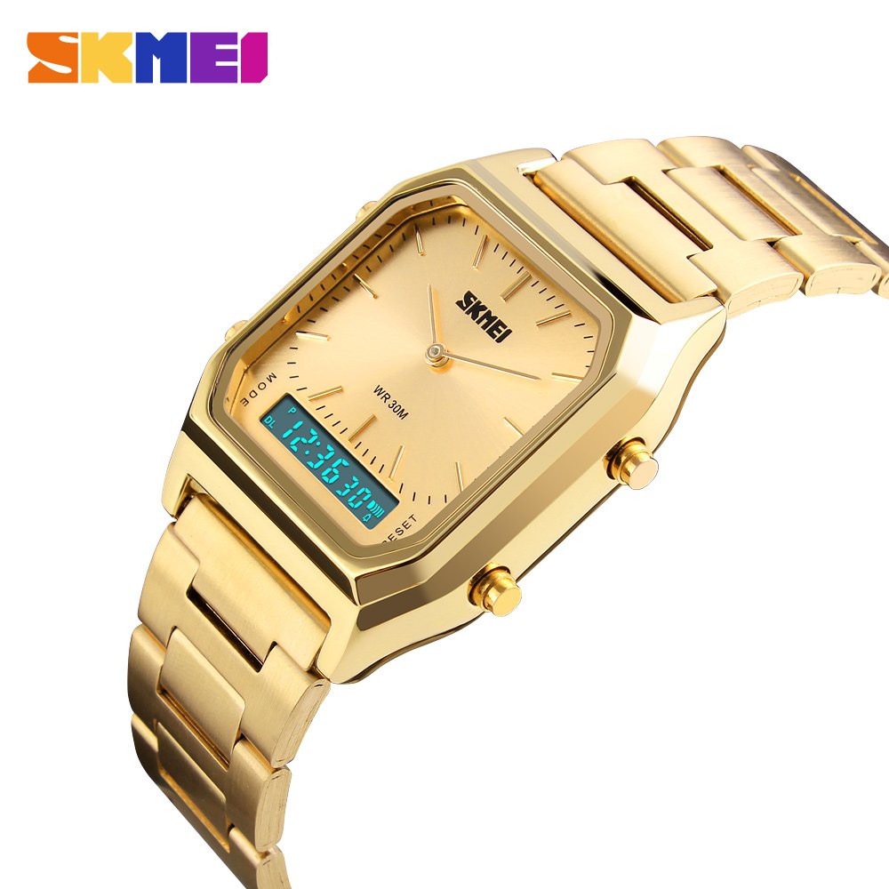 Годинник Skmei 1220GD Золотий, фото №2