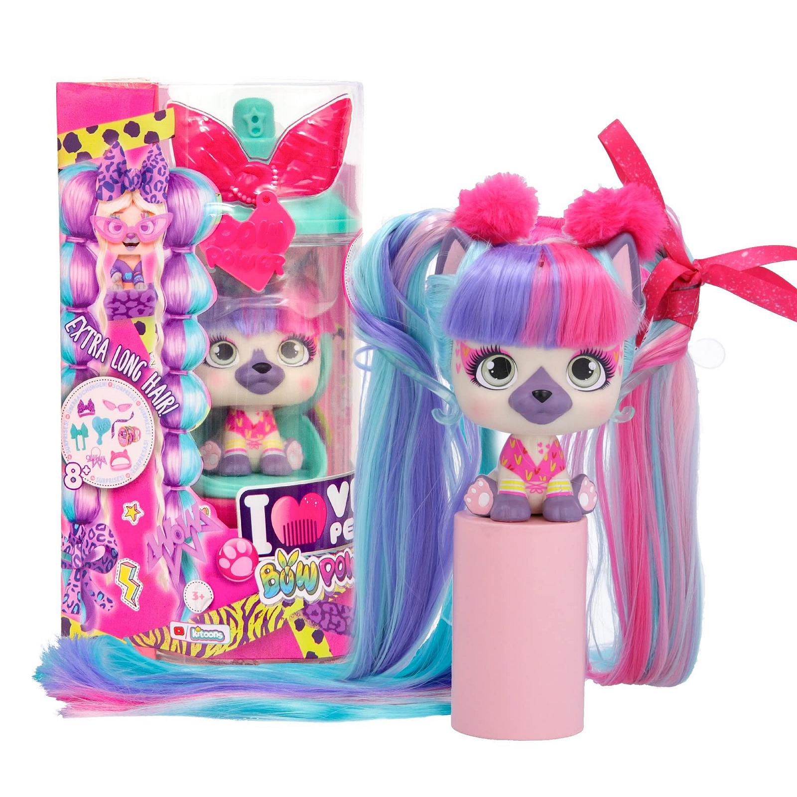 Фігурка VIP PETS Bow Power Natty S6 Колекційна з довгим волоссям для стильного оформлення, фото №1