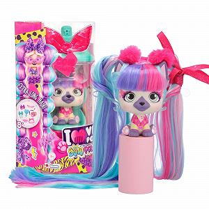 Фігурка VIP PETS Bow Power Natty S6 Колекційна з довгим волоссям для стильного оформлення - Фото 1