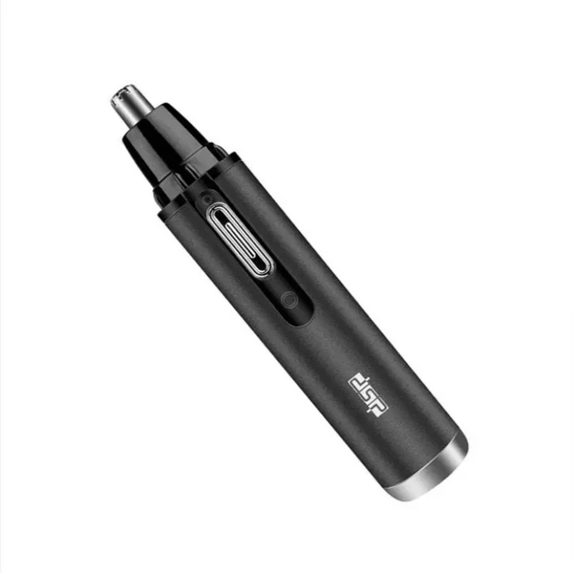 Портативный аккумуляторный триммер для стрижки волос носа ушей и висков 2 в 1 DSP F40007 Черный, фото №2 Портативный аккумуляторный триммер для стрижки волос носа ушей и висков 2 в 1 DSP F40007 Черный, фото №2