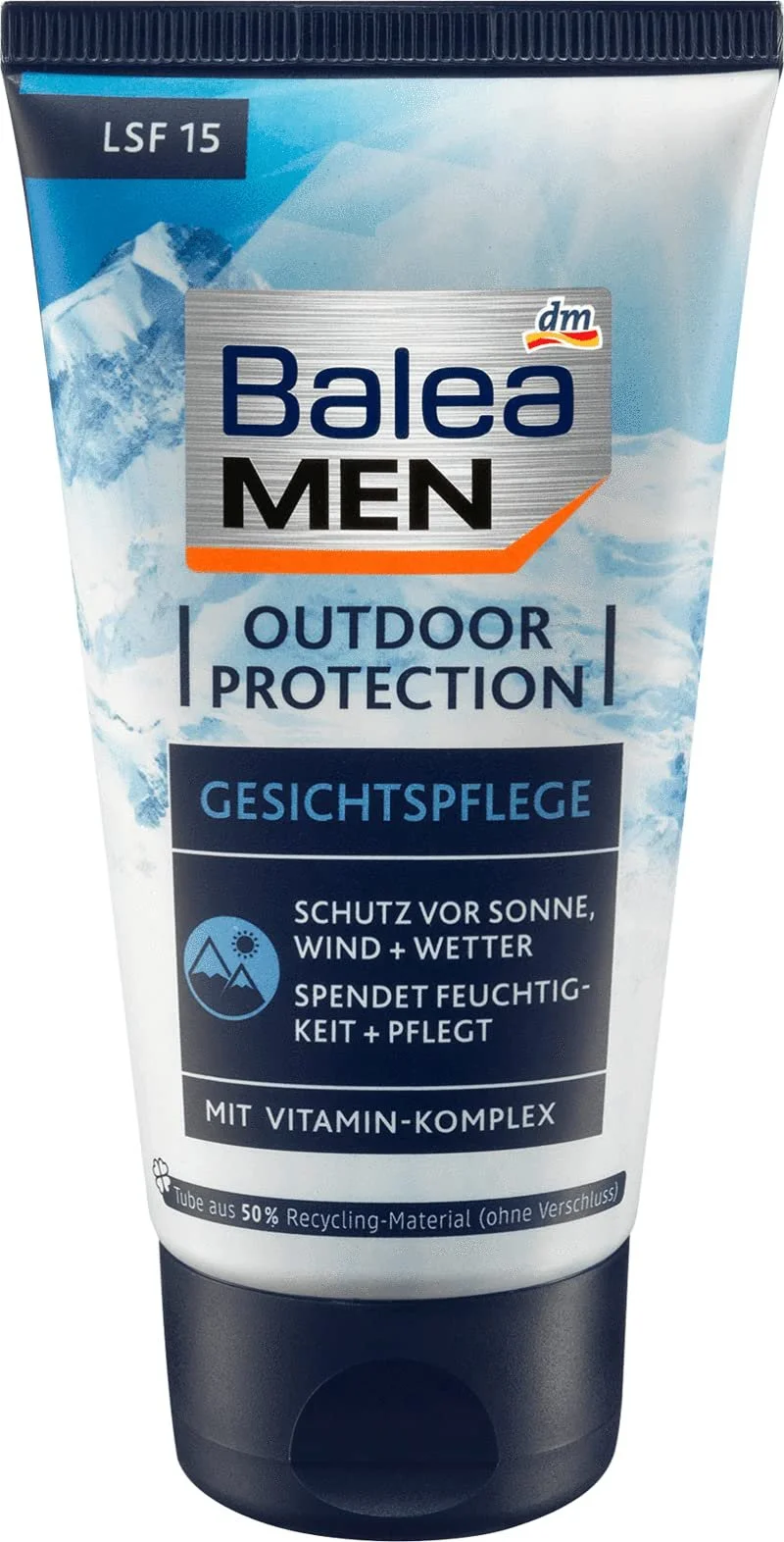 Зволожувальний крем для обличчя Balea Men Outdoor Protection Anti-Ageing SPF 15 75 мл, фото №3 Зволожувальний крем для обличчя Balea Men Outdoor Protection Anti-Ageing SPF 15 75 мл, фото №3