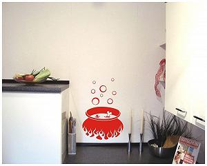 Наклейка на стену Samunshi Witches Cauldron 20 x 30 см Black synthetic.ua - Фото 1