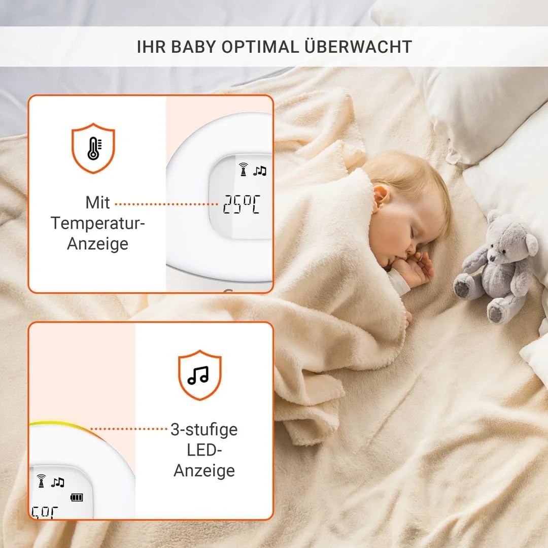 Аудио няня Gigaset Baby 100 Audio Eco DECT, фото №4 Аудио няня Gigaset Baby 100 Audio Eco DECT, фото №4