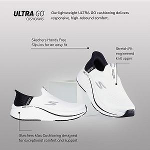 Кросівки Skechers Max Cushioning Elite 2.0 Eternal Hands Free Slip-ins, жіночі synthetic.ua - Фото 1