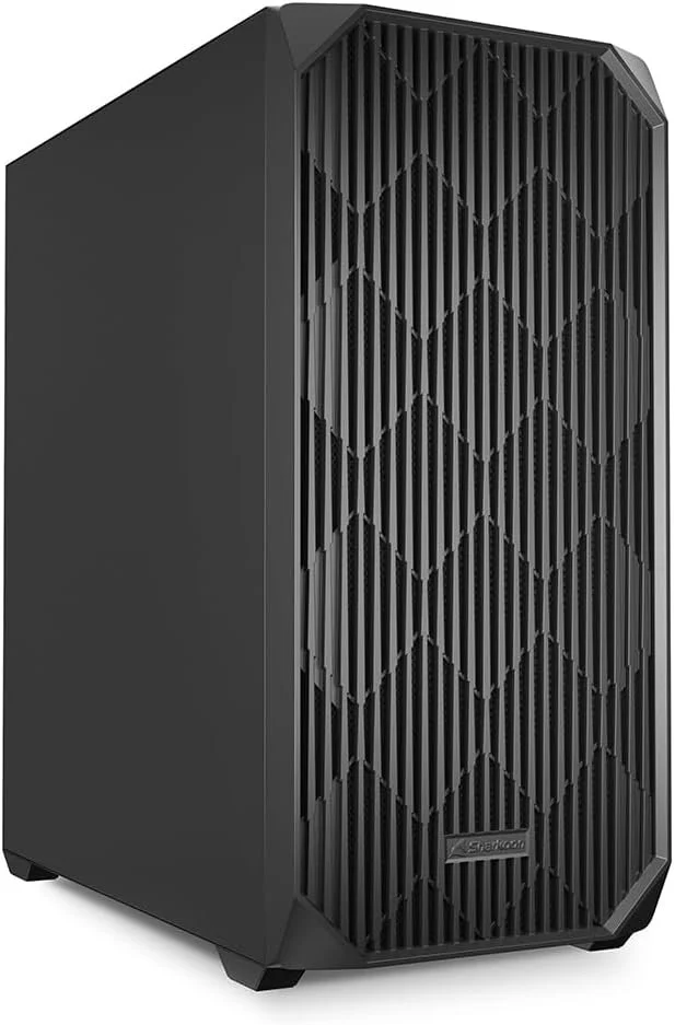 Корпус Sharkoon AK3 / ATX / BTF / USB-C / 2x120mm / без БЖ / Чорний, фото №1 Корпус Sharkoon AK3 / ATX / BTF / USB-C / 2x120mm / без БЖ / Чорний, фото №1