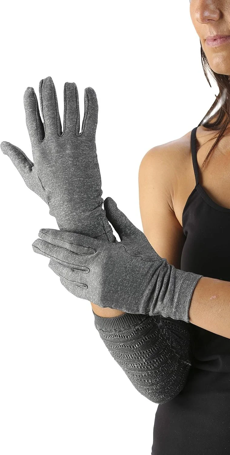 Рукавички Spikenergy для лікування артриту S/M (6.5 - 8) Cірий, фото №7