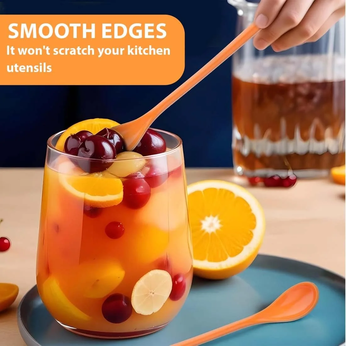 Набір з 6 ложок для яєць, Пластик, Різнокольорові, Маленькі, фото №4 Набір з 6 ложок для яєць, Пластик, Різнокольорові, Маленькі, фото №4