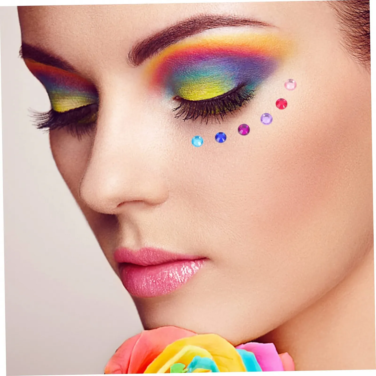 Наклейки со стразами Beavorty 3 листа Самоклеющиеся, фото №3