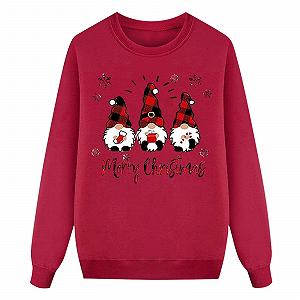 Свитшот Generisch 2025 с рождественским принтом, с длинными рукавами, комплект из трех предметов для семьи, одежда для родителей и детей (папа стиль) - Фото 1