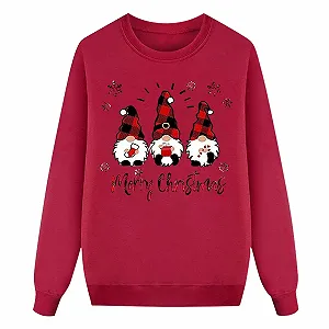 Свитшот Generisch 2025 с рождественским принтом, с длинными рукавами, комплект из трех предметов для семьи, одежда для родителей и детей (папа стиль) - Фото 1