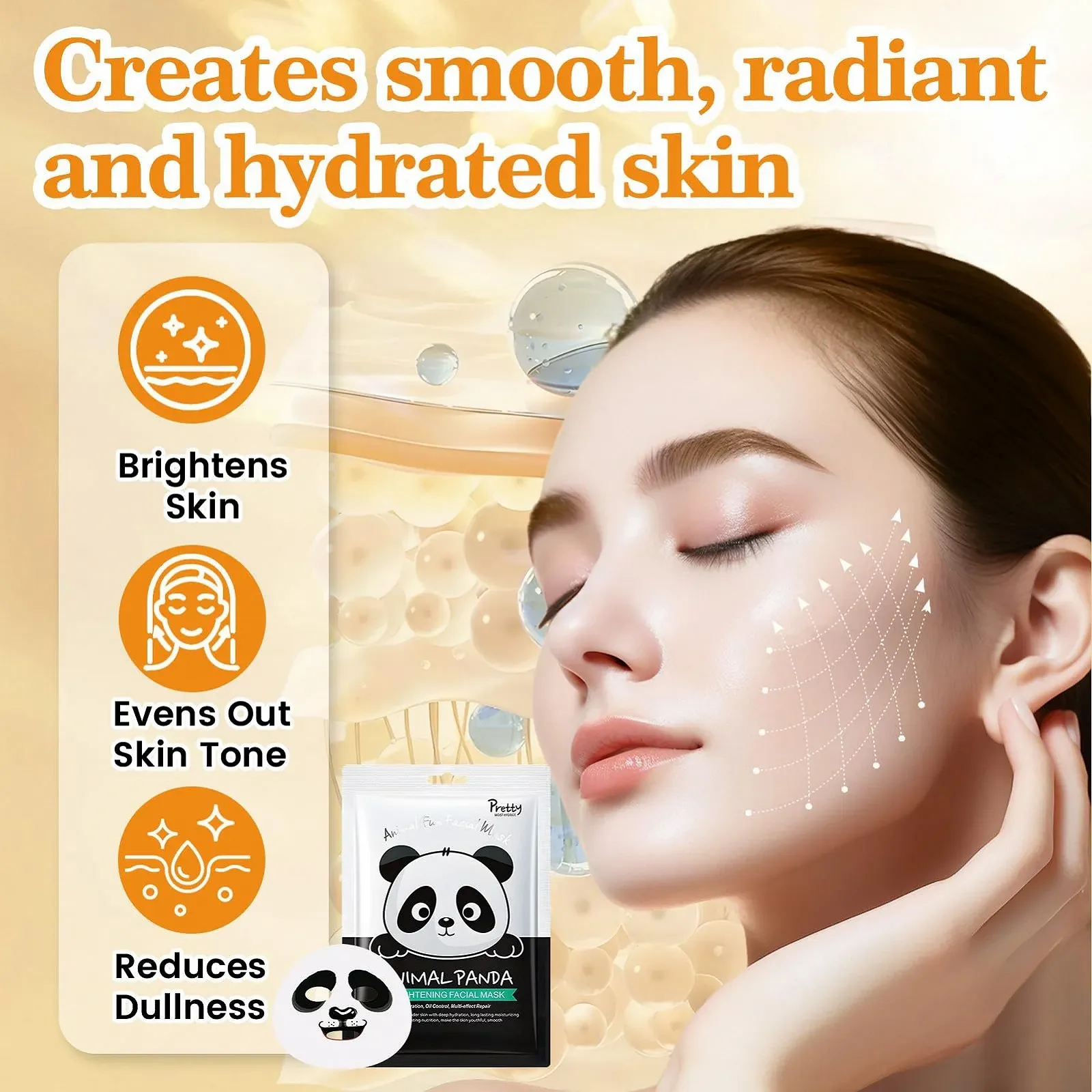 Набор детских масок для лица 9 шт. Маска для лица детская Регулирование жирности, увлажнение и питание, фото №4