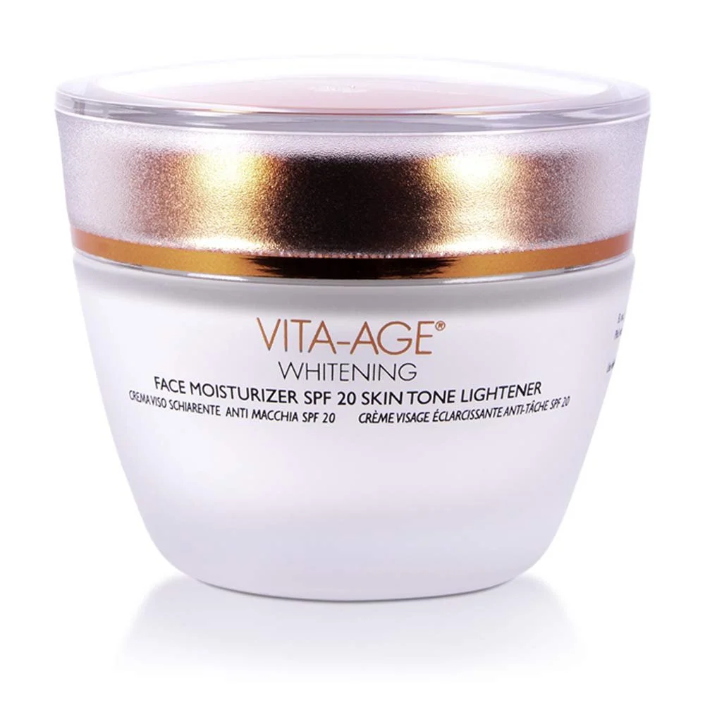 Крем для обличчя BOTTEGA DI LUNGA VITA Vita-Age Whitening Brightening Face Cream від пігментних плям SPF 20 з гліколевою кислотою 50 мл, фото №4 Крем для обличчя BOTTEGA DI LUNGA VITA Vita-Age Whitening Brightening Face Cream від пігментних плям SPF 20 з гліколевою кислотою 50 мл, фото №4