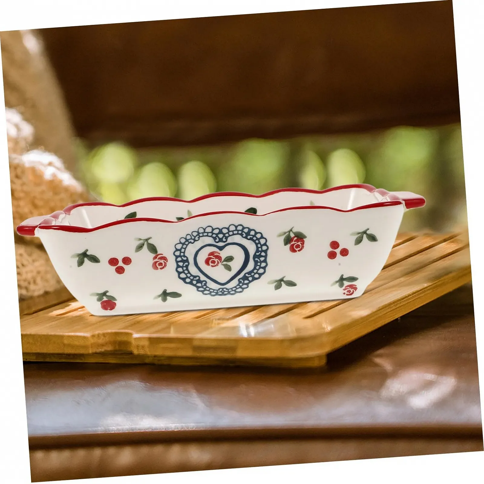 Форма для запекания Керамическая Прямоугольная для лазаньи и запеканок, фото №5