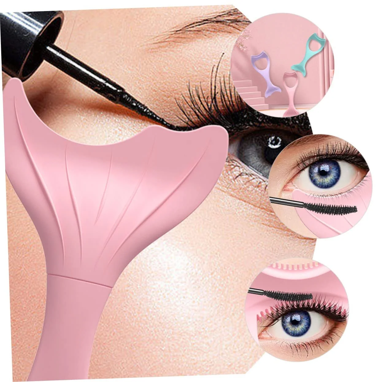 Трафарети для підводки очей та вій minkissy, аплікатор, інструмент для макіяжу очей, щіточка для вій, фото №4