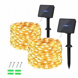 Гирлянда Dalugo, 50 LED, 5 м, теплый белый. Упаковка 2 шт. - Фото 1