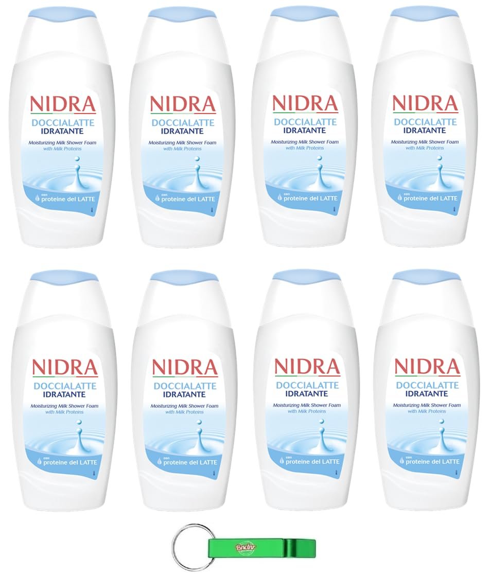 Гель для душу Nidra Doccialatte Nutriente з молочними протеїнами 250 мл (8 шт.), фото №1