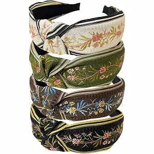 Винтажный обруч Jseng Ручной работы Вышивка synthetic.ua - Фото 1