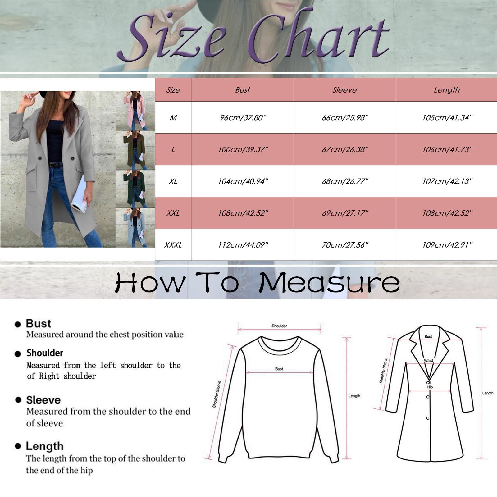 Жіноче Вовняне Пальто з Кишенями, фото №6