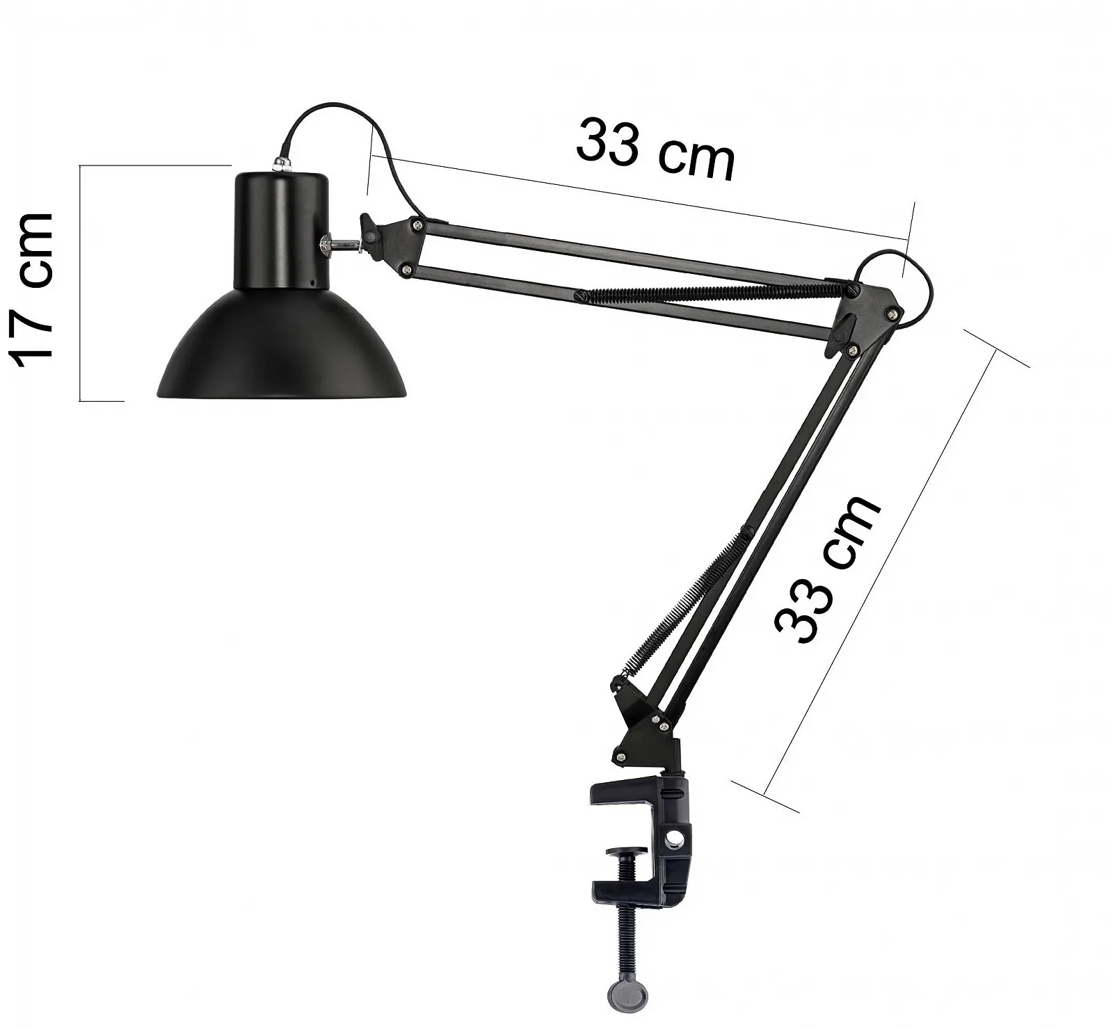 Настільна лампа UNILUX Success 66 Чорний, фото №6