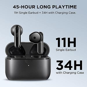 Наушники 1MORE Neo Real Wireless Bluetooth 5.2, беспроводные, внутриканальные, CD качество звука, 4 микрофона для четкого звонка, 45 часов работы от батареи, игровой режим, IPX5 synthetic.ua - Фото 1