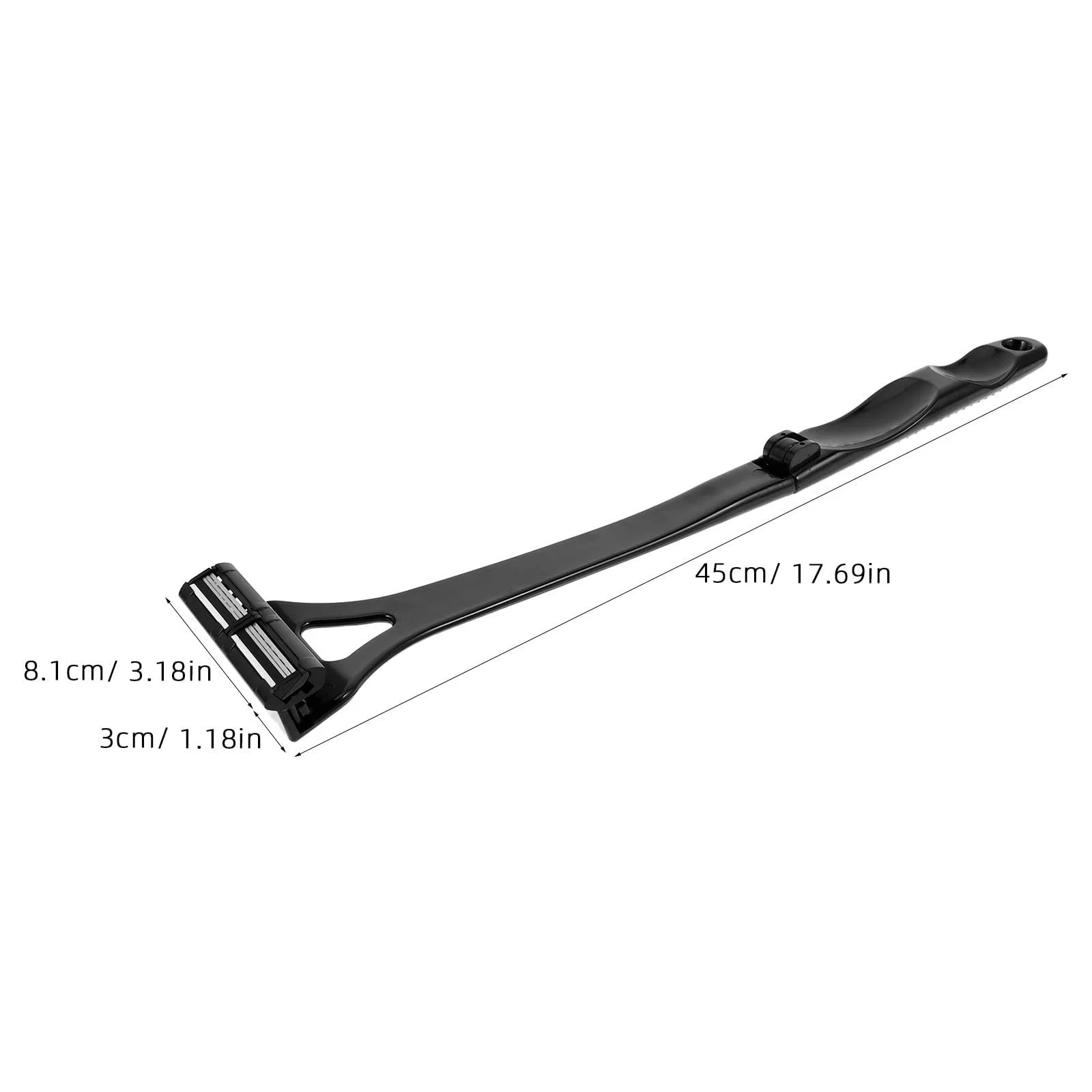 Бритва для спины и тела VICASKY Manual Body Hair Trimmer три лезвия черная, фото №2 Бритва для спины и тела VICASKY Manual Body Hair Trimmer три лезвия черная, фото №2