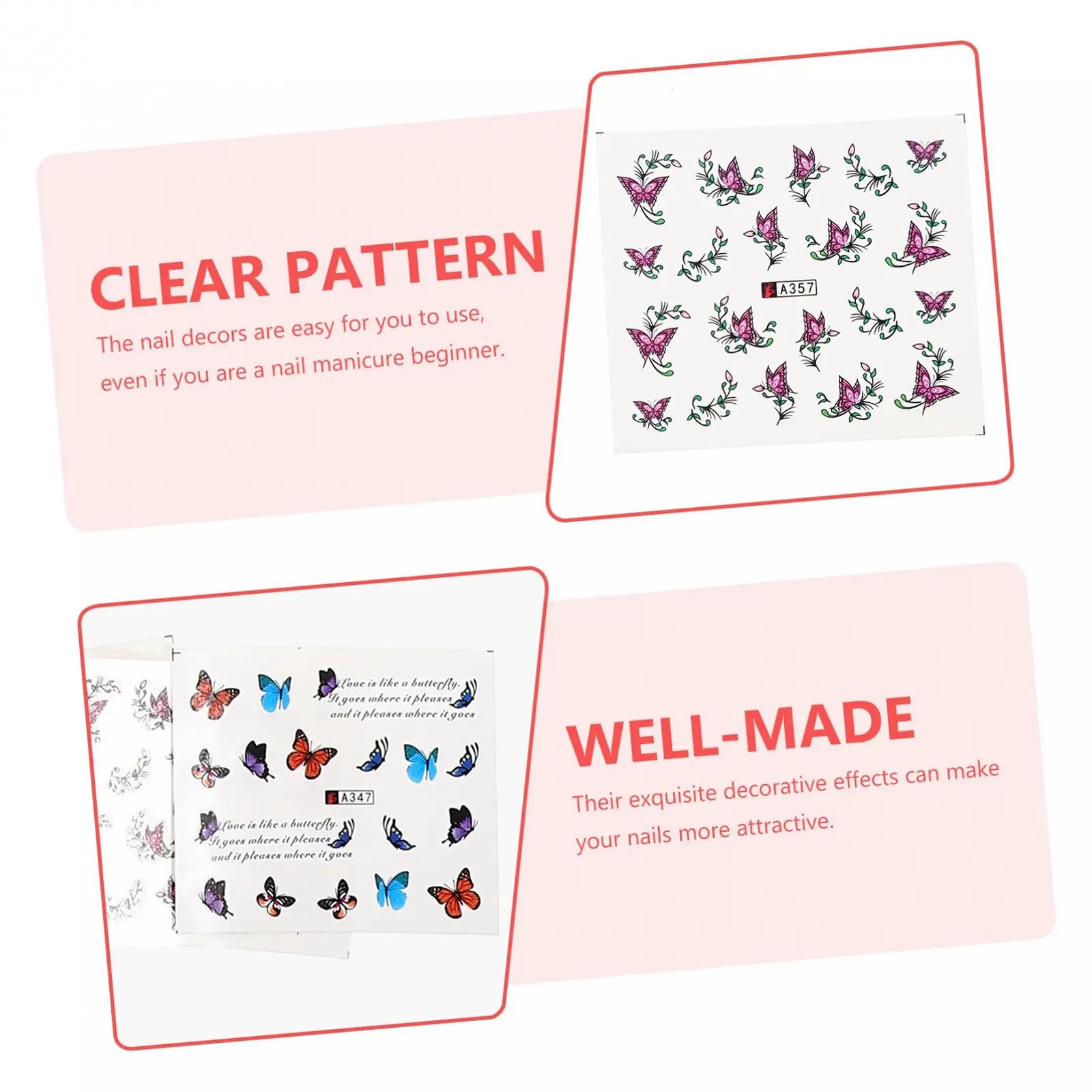 Набор для дизайна ногтей Healvian 2 шт. Стразы для ногтей, украшения, инструменты для маникюра, фото №9