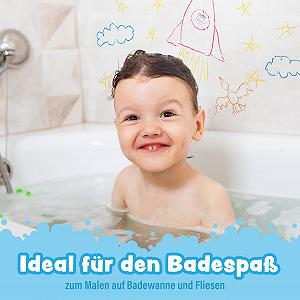 Карандаши для ванны Tub Works, 12 штук, разноцветные synthetic.ua - Фото 1