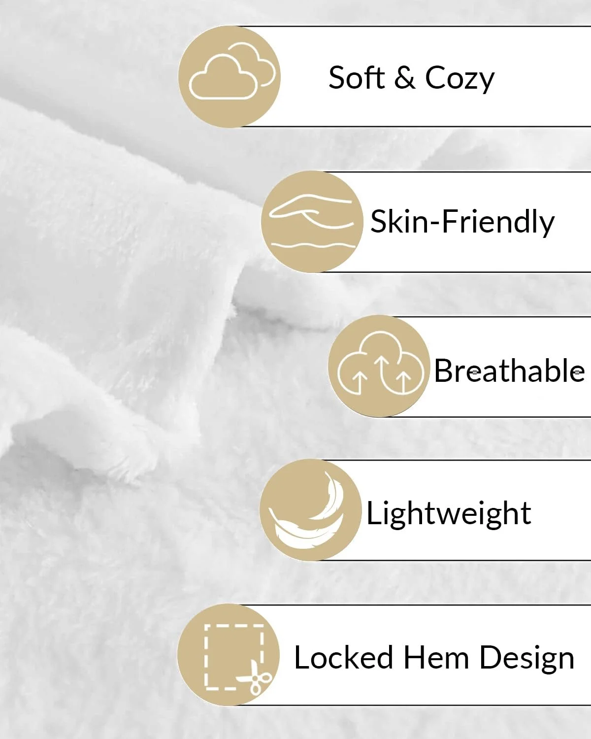 Одеяло Highdi 3D Мягкое Пушистое Теплое Осеннее Зимнее Теплое Одеяло Детское Одеяло Пушистое Одеяло для Дивана Флисовое Одеяло как Покрывало Одеяло для Кровати (150 x 200 см, Черное Золото), фото №5