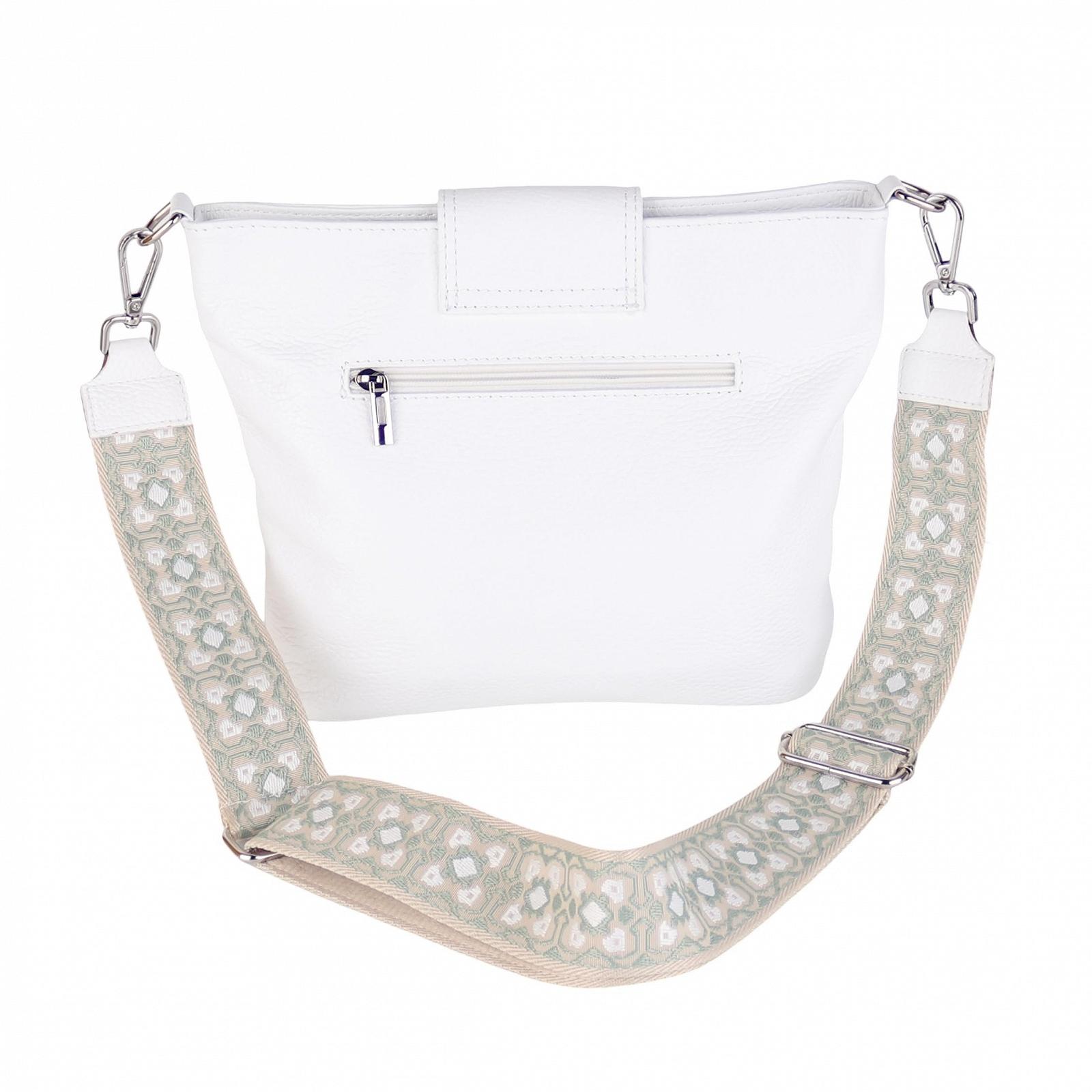 Сумка женская MIRROSI, натуральная кожа, сделано в Италии, стиль бохо, 30 x 24.50 x 9 см (Ш x ВxТ), много места для хранения, ручная сумка, нагрудная сумка, сумка через плечо (1 сумка и 2 ремня), фото №3