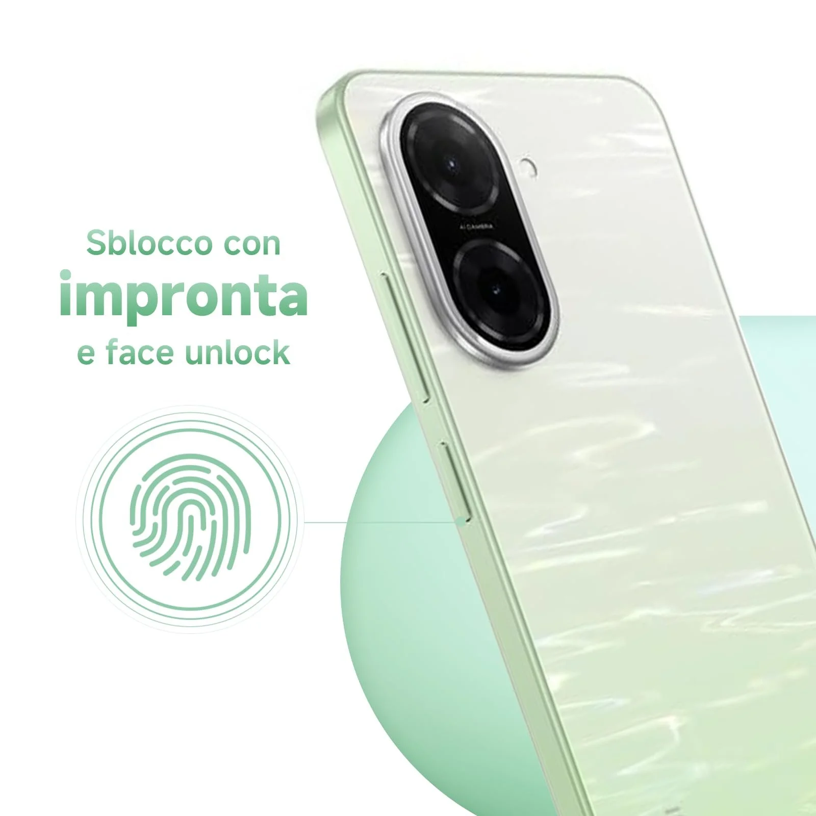 Смартфон XIAOMI Redmi A5 4/128ГБ 6,88" 120Гц 32МП AI 5200 мАч Green, фото №5