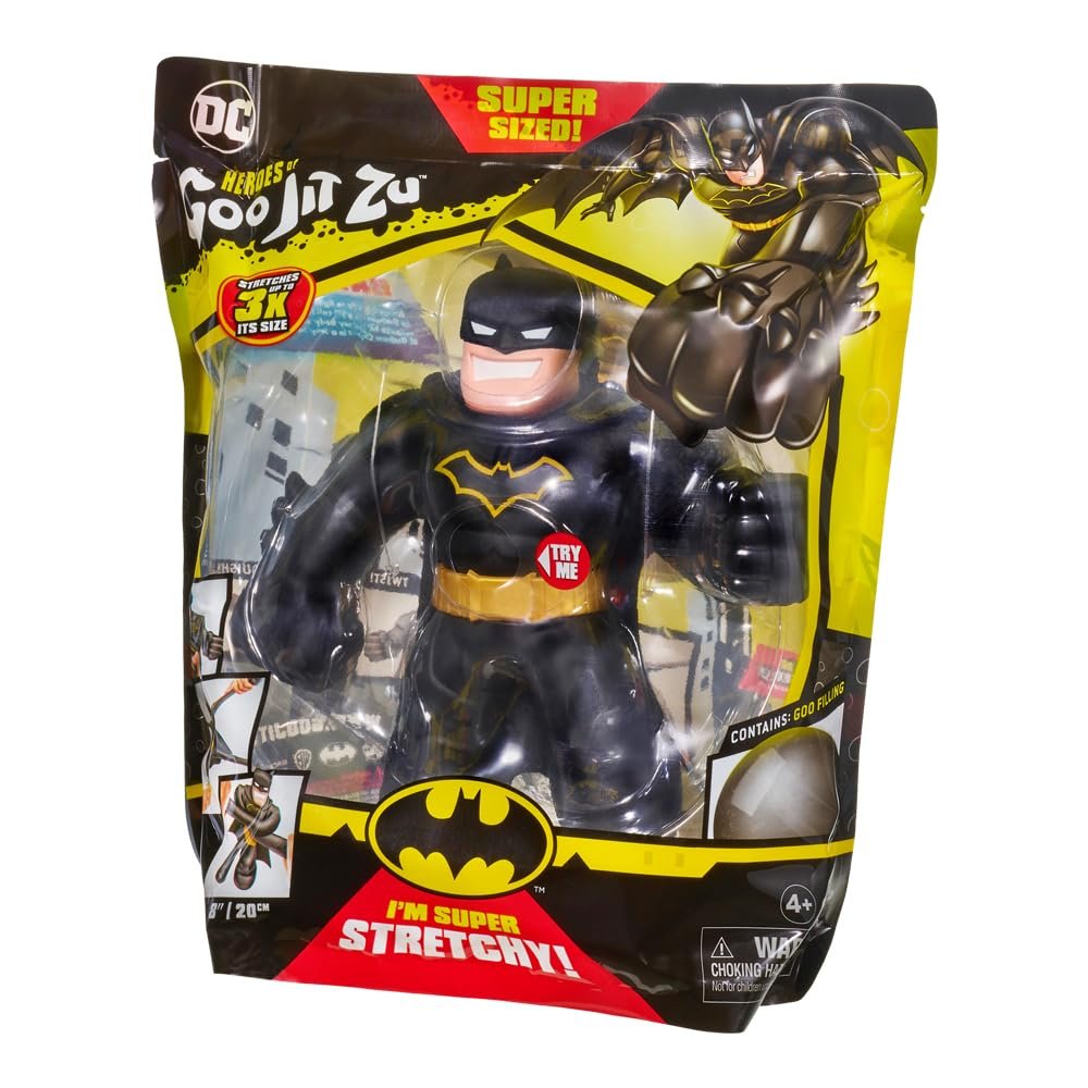 Фигурка экшн Bandai Heroes of Goo Jit Zu DC Heroes Batman, многоцветная, фото №4