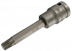 Ударная торцевая головка с битой SW-STAHL 05211SB 1/2" XZN M10 x 100 мм - Фото 1