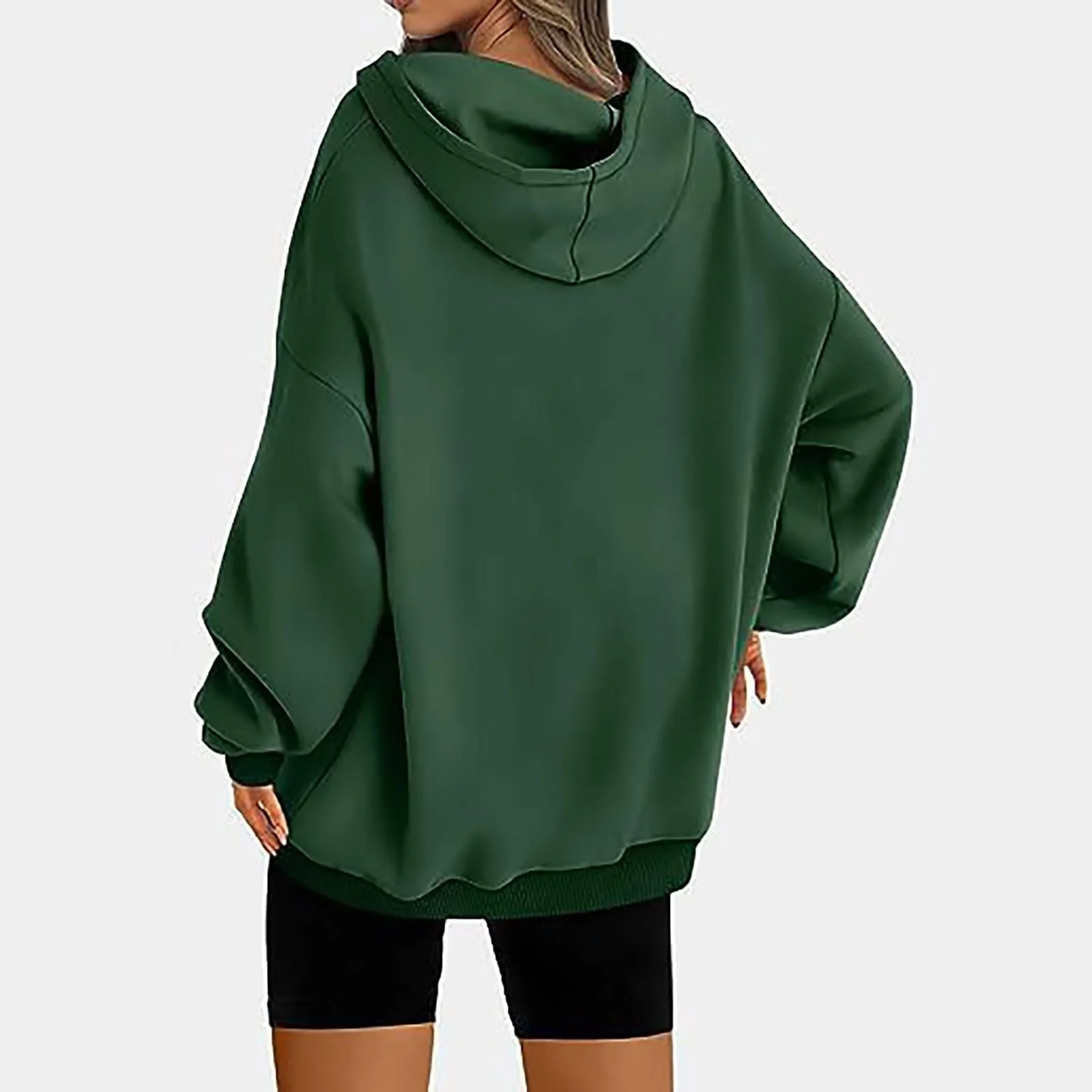 Жіночий світшот Qixiu Oversized з капюшоном, фото №4