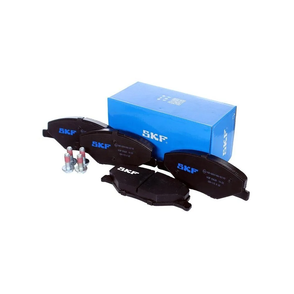 Комплект гальмівних колодок, дискове гальмо SKF VKBP 80628 для SKODA VW, передня вісь, фото №1