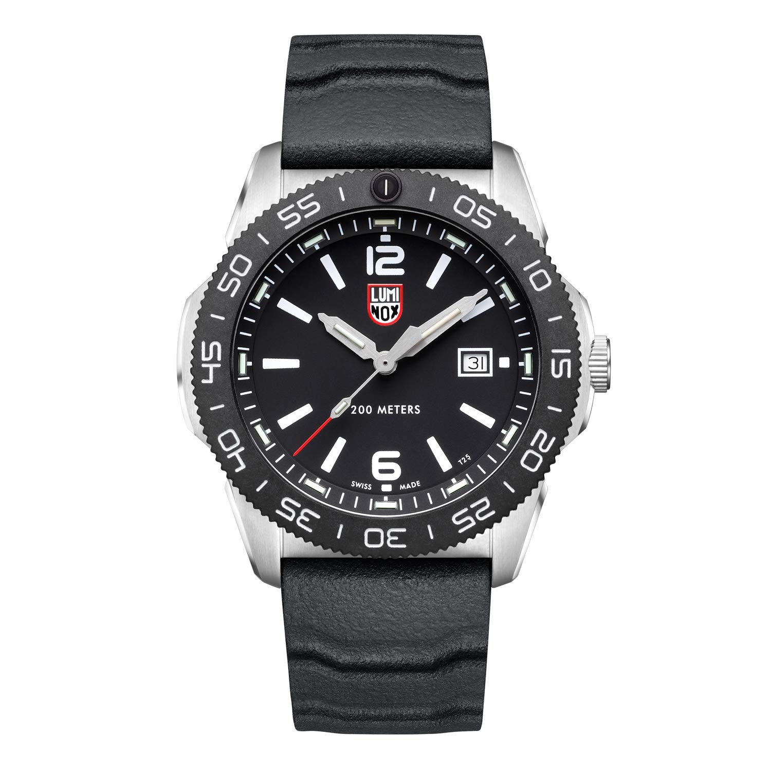 Годинник Luminox XS.3121 Чоловічий Аналоговий Швейцарський Кварцовий з Гумовим Ремінцем Чорний Сучасний, фото №1