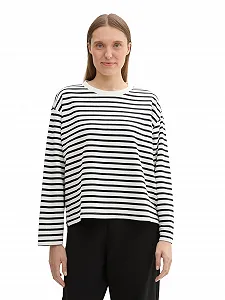 Женская Толстовка TOM TAILOR В Полоску - Фото 1