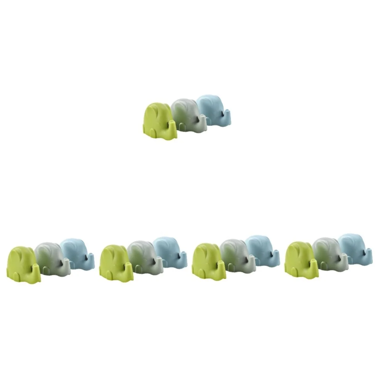 Точилка для ножей 5 наборов цветная пластиковая 3 шт x 5, фото №1