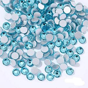 Стрази Серії Blue Alle плоска задня частина S 3, 1140 шт, синій дорогоцінний камінь - Фото 1