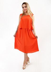 Сарафан GUESS 48 Оранжевый (GDG-72G751-Orange) synthetic.ua - Фото 1