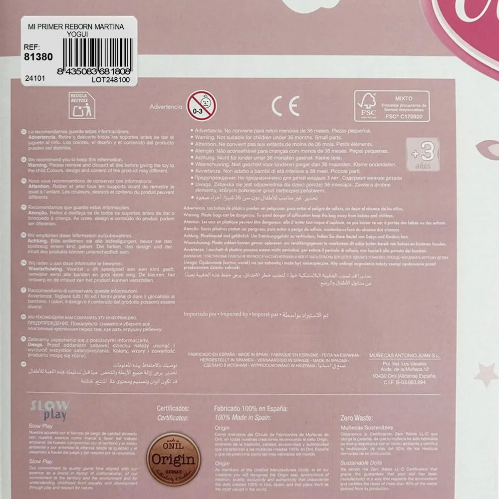 Кукла Antonio Juan My First Reborn Martina Yogi, фото №8
