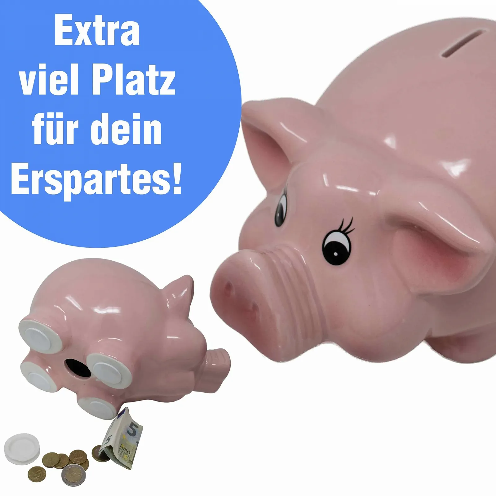 Скарбничка Michel Toys XXL Свинка, фото №2