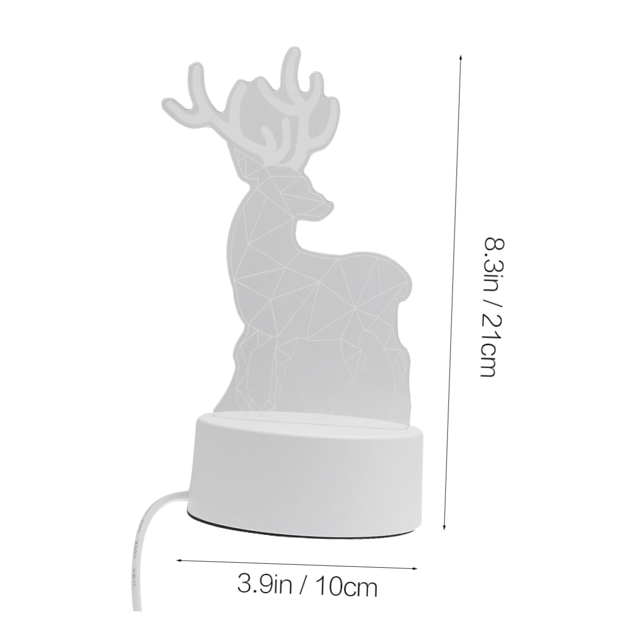 Лампа нічник HOMSFOU для дитячої кімнати 2St Тепле світло LED акриловий 3D олень, фото №4 Лампа нічник HOMSFOU для дитячої кімнати 2St Тепле світло LED акриловий 3D олень, фото №4