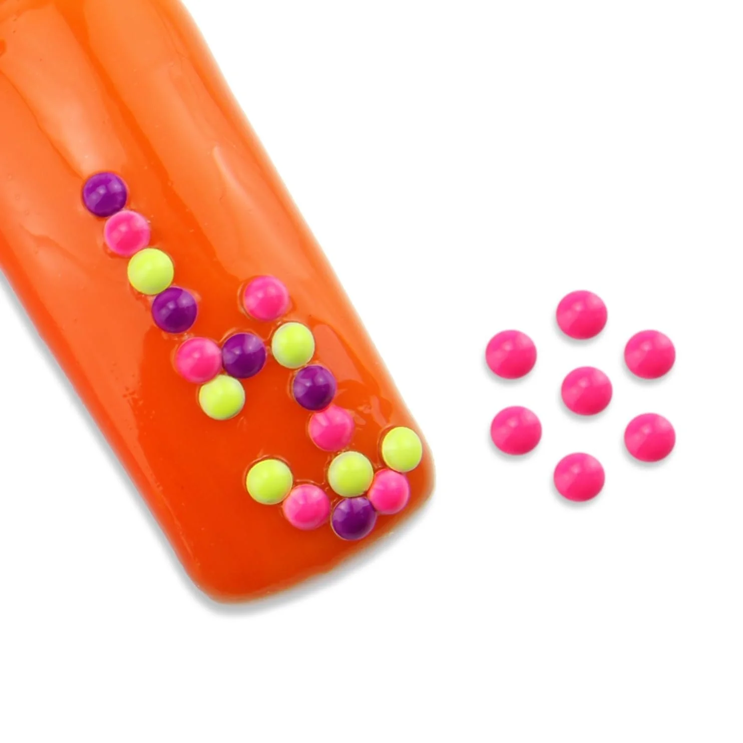 Кабошоны / Стразы для ногтей Неоновые Неоновый Розовый, фото №1