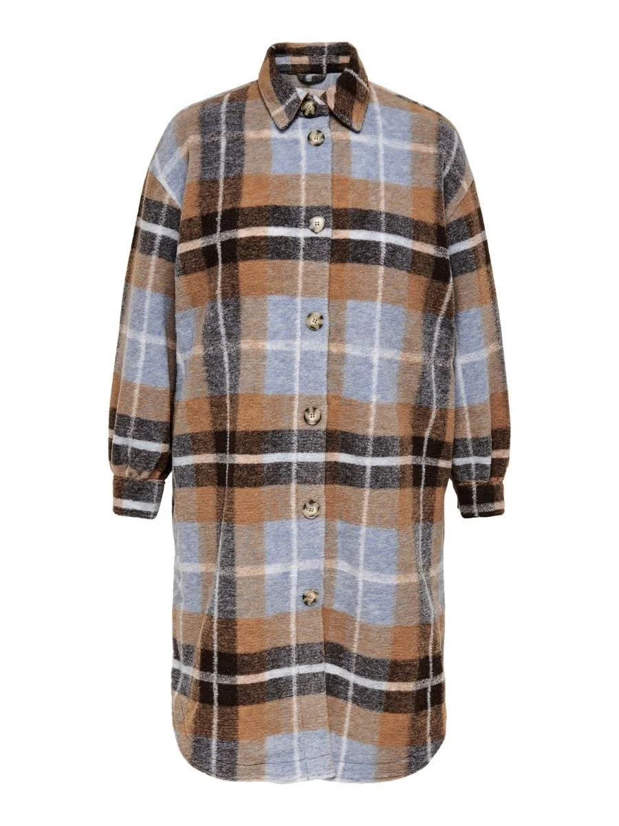 Жіноча сорочка-куртка ONLY Carandrea Long Shacket CC Otw, фото №1