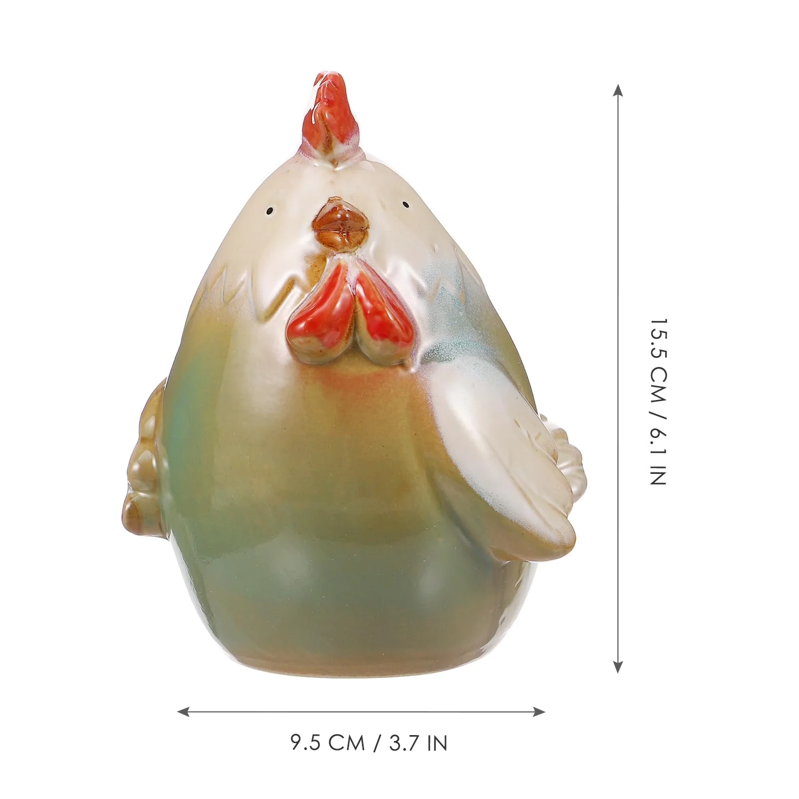 Скарбничка VOSAREA Курча Керамічна Декоративна, фото №5