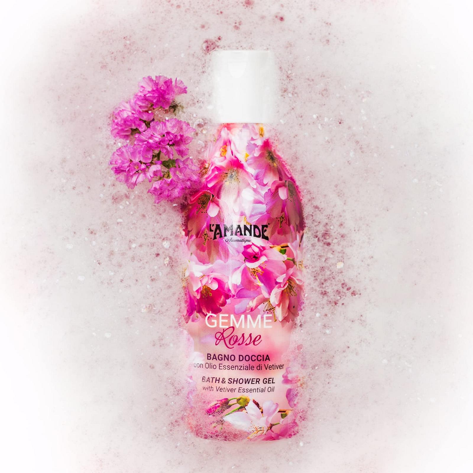 Гель для душа L'AMANDE Red Gemstones Лаванда и Бергамот Увлажняющий и Расслабляющий, фото №4 Гель для душа L'AMANDE Red Gemstones Лаванда и Бергамот Увлажняющий и Расслабляющий, фото №4