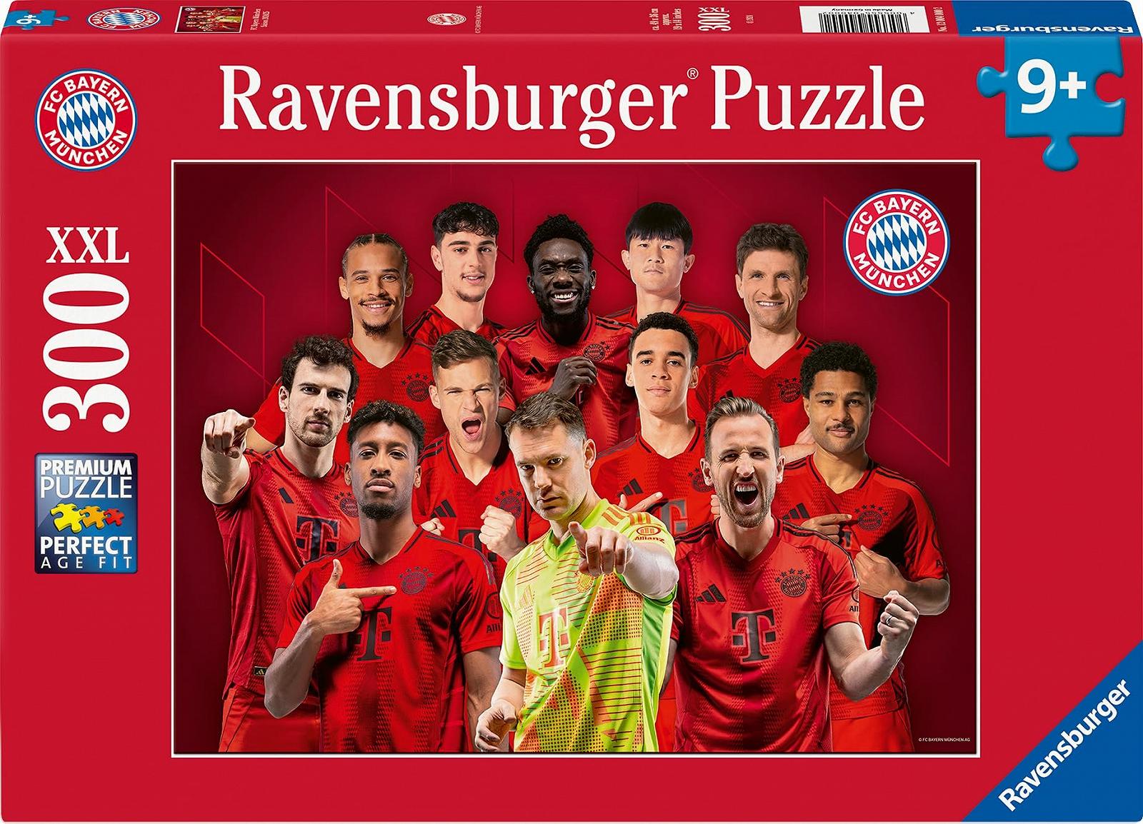Детский пазл Ravensburger FC Bayern Munich Season 2024/25 300 деталей XXL, фото №1