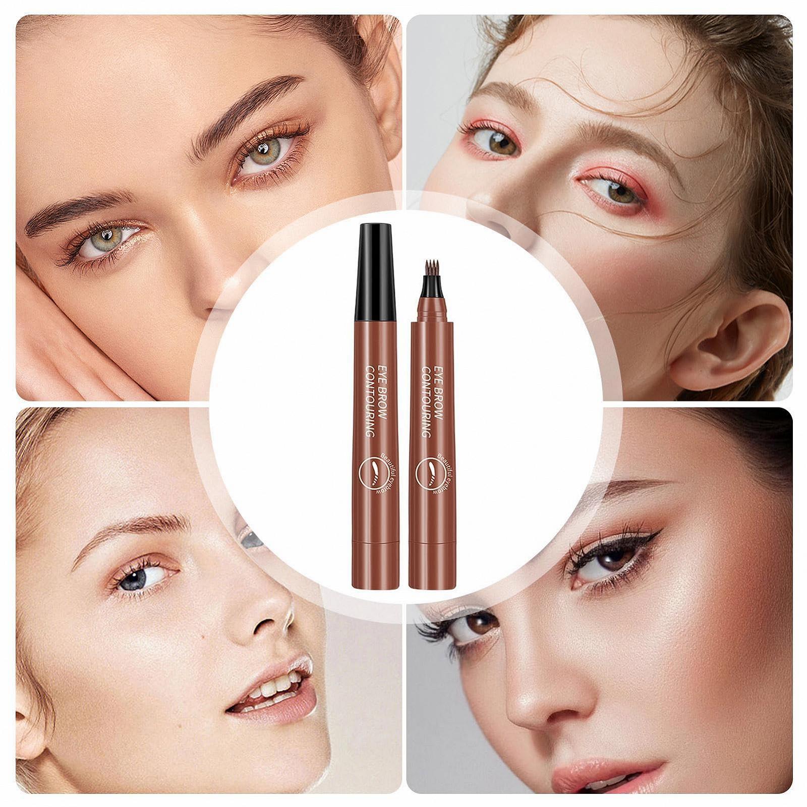 Олівець Microblading 4-гілковий водостійкий для брів, фото №3