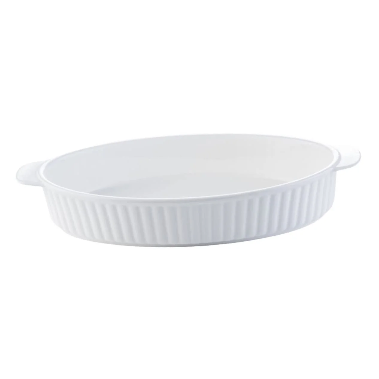 Форма для запекания Gatuida керамическая овальная с двумя ручками жаропрочная, фото №1